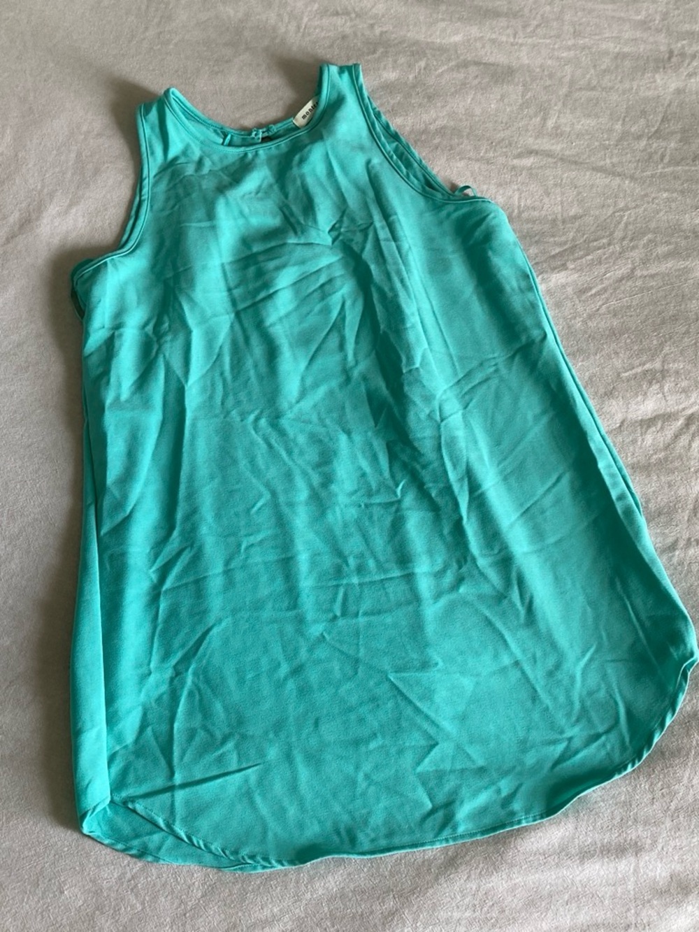 Monteau Teal Sleeveless Tank Top